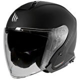 Mt Thunder 3 Sv Solıd A1 Yarım Yazlık Kask Mat Siyah X-small