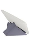 Galaxy Tab S6 P619 Kılıf Tri Folding Kalem Bölmeli Standlı Kılıf