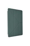 Galaxy Tab S6 P617 Kılıf Tri Folding Kalem Bölmeli Standlı Kılıf