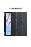 Galaxy Tab S9 Fe Plus 12,4 inç Uyumlu Fuchsia Kalem Bölmeli Stand Özellikli Akıllı Tablet Kılıfı  