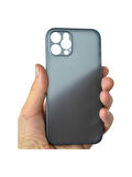 İPHONE 11 PRO MAX UYUMLU MAT SLİM İNCE KILIF MAVİ