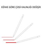 Xiaomi Mi Pad 6 Uyumlu Eğime Göre Çizgi Kalınlığı Değişen Şarjlı Dokunmatik Ekran Kalemi Stylus Pen