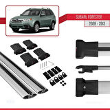 Subaru Forester 3 (SH) 2008-2013 Arası ile Uyumlu FLY Model Ara Atkı Tavan Barı Gri 2 Adet