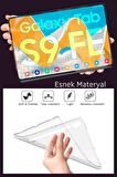 Galaxy Tab S9 FE Plus 12,4 inç Uyumlu Silikon Yumuşak Darbeye Dayanıklı Şeffaf Antişok Kılıf