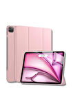 iPad Air 13 inç M2 Çipli 2024 Uyumlu Akıllı Smart Cover Tablet Kılıfı A2898/A2899/A2900
