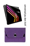 Vorcom Tablet Serisi Uyumlu Universal 10.1 inç Pu Deri Standlı Tablet Kılıfı Ultra﻿Pad-QuartzPro-S Tab7-QuartzLITE
