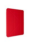 Galaxy Tab S6 P619 Kılıf Tri Folding Kalem Bölmeli Standlı Kılıf