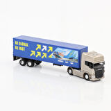 Welly 1:64 Ölçek Metal Kafalı Scania Dorseli Tır Yaklaşık 30 Cm