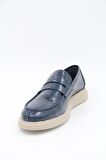 Freefoot 226825 Erkek Casual Ayakkabı - Lacivert Croco Deri