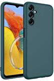Galaxy M14 Kılıf Lansman Tasarım İç Yüzeyi Kadife Silikon