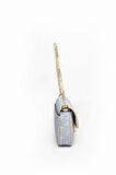 Silver Polo  Kadın Çapraz Çanta 1171-46327 SILVER POLO ÇAPRAZ BAYAN ÇANTASI M178 MAVİ-MAT TEN