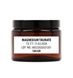 Magnesium Taurate – %100 Saf Hammadde Toz 100 gr
