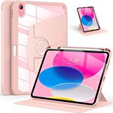 10.9 Inc 10.Nesil Uyumlu 360° Dönebilen Standlı Pino iPad Tablet Kılıfı