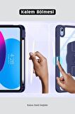  iPad Air 11 inç 2024 M2 Çipli 6.Nesil Uyumlu 360° Dönebilen Standlı Pino Tablet Kılıfı 