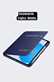  iPad Air 11 inç 2024 M2 Çipli 6.Nesil Uyumlu 360° Dönebilen Standlı Pino Tablet Kılıfı 