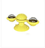 Vantuzlu Fırıldak Toplu Dönen Şeffaf Depo Tasarım İnteraktif Kedi Oyuncağı