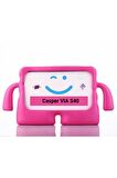 Via S40 10.4 inç Uyumlu Fuchsia iBuy Standlı Eğlenceli Çocuk Ruhlu Tablet Kılıfı