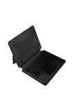 Fuchsia Savvy Keyboard Tab S9 FE Plus Bluetooh Bağlantılı Standlı Klavyeli Tablet Kılıfı