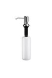 Ankastre Sıvı Sabunluk Antrasit Renk Mutfak Eviye Ve Banyo Lavabo Uyumlu Ithal 5 Yıl Garantili 500ml
