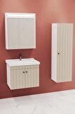 
Avien 65 Cm Banyo Dolabı Npl Led Aynalı - Boy Dolap Dahil
