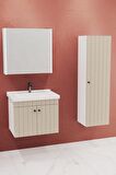 Avien 65 Cm Banyo Dolabı Bgn Aynalı - Boy Dolap Dahil