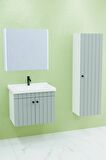 Avien 65 Cm Banyo Dolabı Bgn Aynalı - Boy Dolap Dahil