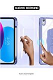  iPad Air 11 inç 2024 M2 Çipli 6.Nesil Uyumlu 360° Dönebilen Standlı Pino Tablet Kılıfı 