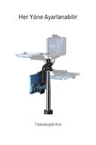 YESİDO Bluetooth Uzaktan Kumanda Cep Telefonu Tutucu Tripod Uzatılabilir Selfi Çubuğu SF13