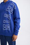 DeFactoFit NBA Miami Heat Oversize Geniş Kalıp Kapüşonlu Kalın Sweatshirt D0677AX24AUBE181