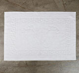 Beyaz Ayak Havlusu 4 Adet, Otel Paspası 250 gram 50x70 Cm. %100 Pamuk