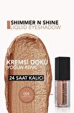 Flormar Metalik Likit Göz Farı (BAKIR) - Shimmer & Shine Liquid Shadow - 004 Sunset Look - 8682536003124