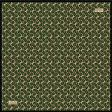 La Boutique Tivil Saf İpek Eşarp 236606 - 49067 Yeşil  Karışık Desen