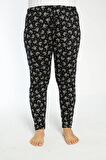 Büyük Beden Cepli Viskon Yazlık Pijama Altı y9