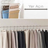 Pantolon Ve Eşarp Askısı Çok Amaçlı 5 Katlı Dekoratif Metal Askı 1 Adet