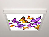 Gök Panel 60X60 LED Panel Aydınlatma Armatür Avize Sıva Üstü Desenli Tekli 46510773SU