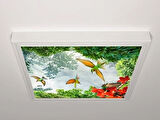 Gök Panel 60X60 LED Panel Aydınlatma Armatür Avize Sıva Üstü Desenli Tekli 46510810SU