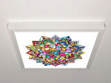 Gök Panel 60X60 LED Panel Aydınlatma Armatür Avize Sıva Üstü Desenli Tekli 46511049SU
