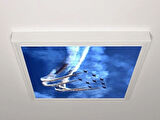 Gök Panel 60X60 LED Panel Aydınlatma Armatür Avize Sıva Üstü Desenli Tekli 46511070SU