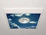 Gök Panel 60X60 LED Panel Aydınlatma Armatür Avize Sıva Üstü Desenli Tekli 46511093SU