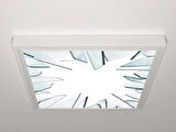 Gök Panel 60X60 LED Panel Aydınlatma Armatür Avize Sıva Üstü Desenli Tekli 46511211SU