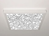 Gök Panel 60X60 LED Panel Aydınlatma Armatür Avize Sıva Üstü Desenli Tekli 46511217SU