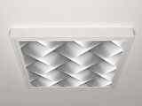 Gök Panel 60X60 LED Panel Aydınlatma Armatür Avize Sıva Üstü Desenli Tekli 46511243SU