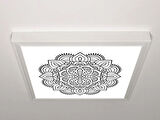 Gök Panel 60X60 LED Panel Aydınlatma Armatür Avize Sıva Üstü Desenli Tekli 46511292SU