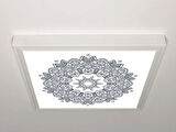Gök Panel 60X60 LED Panel Aydınlatma Armatür Avize Sıva Üstü Desenli Tekli 46511301SU