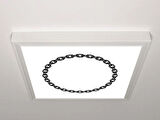 Gök Panel 60X60 LED Panel Aydınlatma Armatür Avize Sıva Üstü Desenli Tekli 46511326SU