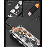 Coofbe 100w Pd 5in1 Type-C Hub Type-C to 4K@30Hz 1000 Mbps RJ45 5GBPS USB3.0 USB2.0 Çeviriçi Hub 