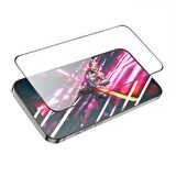 Coofbe 9D HD Full Screen Parmak İzi Bırakmaz Tempered İphone 15 Plus Ekran Koruyucu Full Kaplama Darbe Emici 