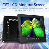 8 inç Tft Lcd Renkli Monitör L8008HD