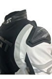 MOTOTEZ FULL KORUMALI 4 MEVSİM MOTORCU MONTU FORTE GT TİTAN BEYAZ