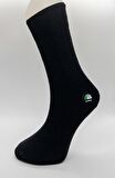 CİHO SOCKS Premium 6 Çift Bambu Dikişsiz Siyah-Koyu Lacivert-Füme Erkek Soket Çorap